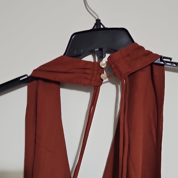 Zara Backless Brown Dress - Picture 6 of 8